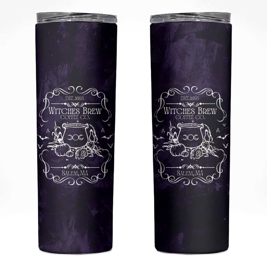 Witches Brew Coffee Co Iced Coffee Skinny Tumbler Frosted Potion Fall Halloween Gifts - Wonder Print Shop