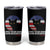 Harris Walz 2024 Election Tumbler Cup Tim Walzt Mind Your Own Damn Business Cat Ladies Vote for Blue American Flag