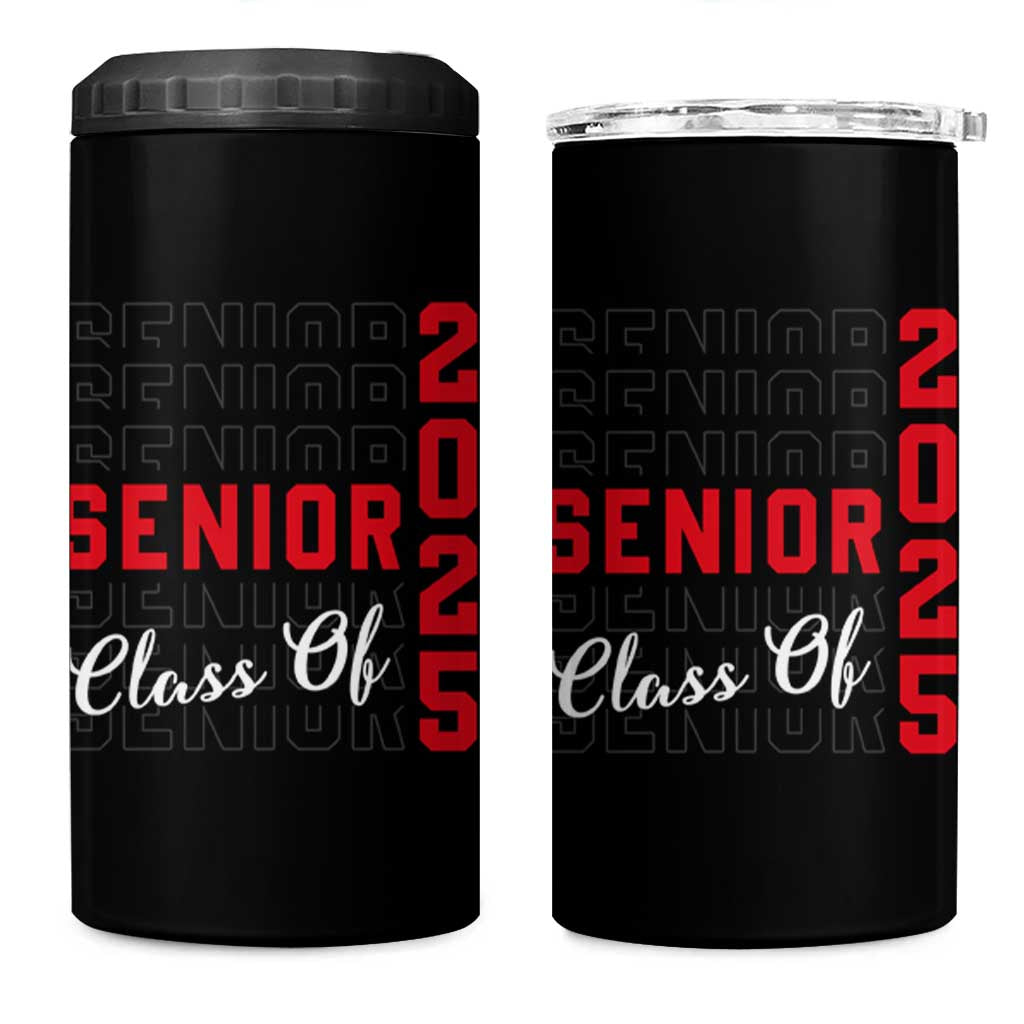 Senior 2025 4 in 1 Can Cooler Tumbler Class of 2025 Graduation Back To School Graduate Graduation - Wonder Print Shop