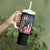 Football Players Tumbler With Handle US American Flag Game Day Sport Team Vintage Patriotic