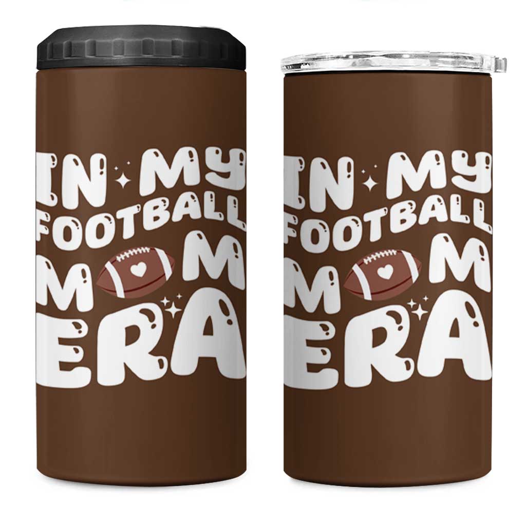 Football Mom 4 in 1 Can Cooler Tumbler Game Day Football Season For Moms - Wonder Print Shop