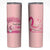 Breast Cancer Awareness Skinny Tumbler In October We Wear Pink Cute Gnome