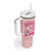 Breast Cancer Awareness Tumbler With Handle In October We Wear Pink Cute Gnome