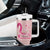 Breast Cancer Awareness Tumbler With Handle In October We Wear Pink Cute Gnome