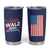 Harris Walz 2024 For The People Tumbler Cup Vote Blue Vice President VP American Flag