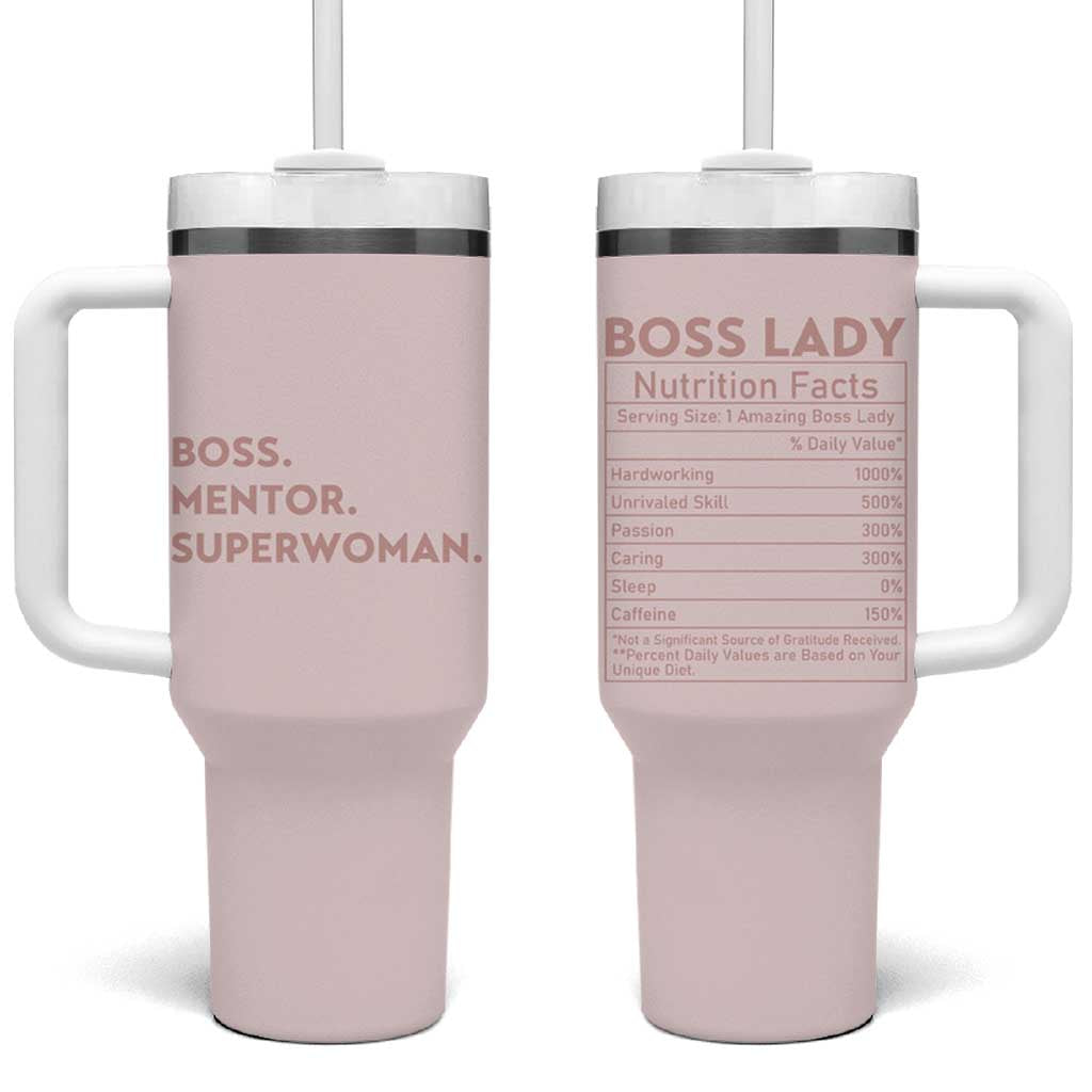 Boss Gifts for Women Tumbler With Handle Boss Lady Mentor Superwoman Christmas Birthday Gift - Wonder Print Shop