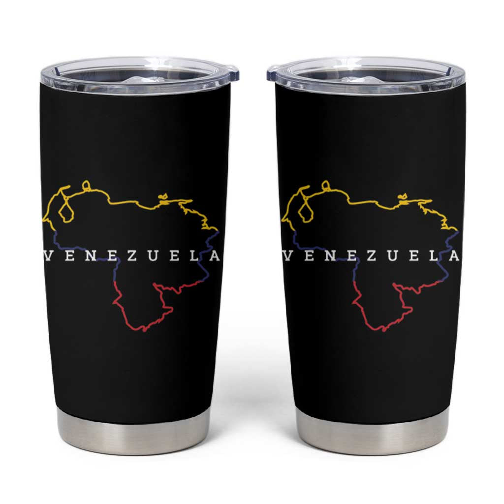 Venezuela Tumbler Cup Mapa De Venezuela Flag Minimalist Venezolanos Venezuelan Travel Mug