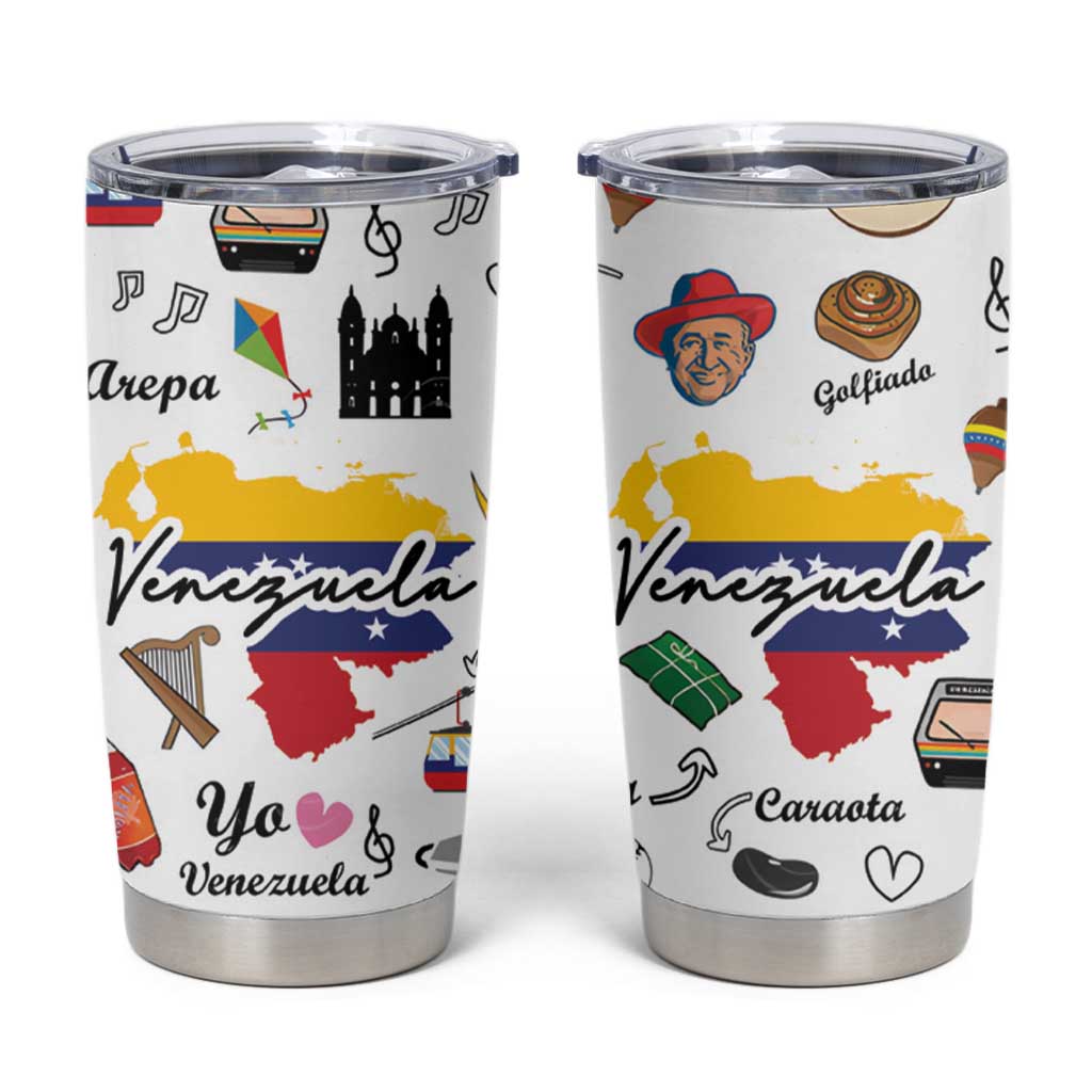 Venezuela Tumbler Cup I Am a Proud Venezuelan Venezolanos Travel Mug