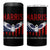 Harris 2024 Election 4 in 1 Can Cooler Tumbler We Choose Freedom Madam President US Flag Eagle - Wonder Print Shop