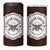 Skull Coffee Lovers Gift 4 in 1 Can Cooler Tumbler Halloween Skeleton Killer - Wonder Print Shop