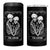 The Lovers Tarot Card 4 in 1 Can Cooler Tumbler Gothic, Dark, Romance, Skeletons Love Gifts for Women - Wonder Print Shop