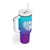 Suicide Prevention Awareness Tumbler With Handle Teal Purple Ribbon Stay World Needs You Call 988 Mental Health Groovy