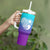 Suicide Prevention Awareness Tumbler With Handle Teal Purple Ribbon Stay World Needs You Call 988 Mental Health Groovy