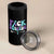 Suicide Prevention Awareness 4 in 1 Can Cooler Tumbler Teal Purple Ribbon Fuck Suicide - Wonder Print Shop