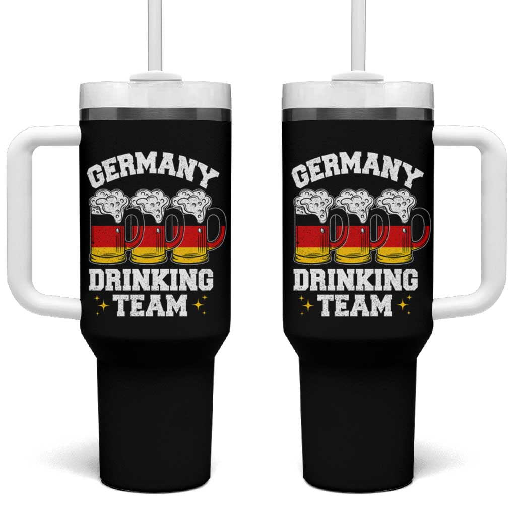 Germany Drinking Team Tumbler With Handle Germany Flag Beer Festivals Oktoberfest - Wonder Print Shop