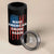 Funny Beer Alcohol Drunk 4 in 1 Can Cooler Tumbler Make America Drunk Again American Flag USA 4th July - Wonder Print Shop