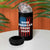 Funny Beer Alcohol Drunk 4 in 1 Can Cooler Tumbler Make America Drunk Again American Flag USA 4th July - Wonder Print Shop