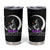 Halloween Gothic Witch Tumbler Cup Feeling Witchy Vibes Black Cat