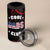 Christmas Gifts for Dad 4 in 1 Can Cooler Tumbler Cool Dads Club Father's Day American Flag - Wonder Print Shop