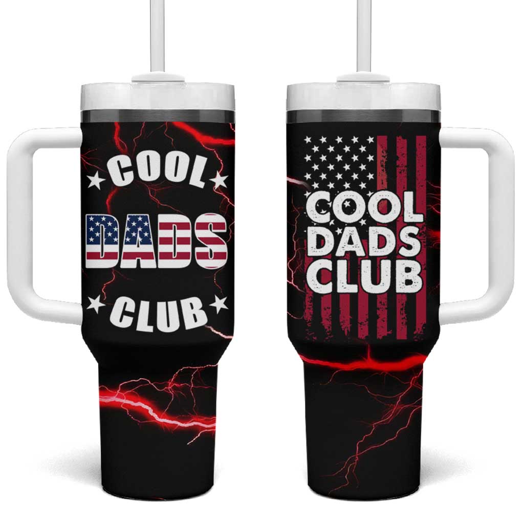 Christmas Gifts for Dad Tumbler With Handle Cool Dads Club Father's Day American Flag