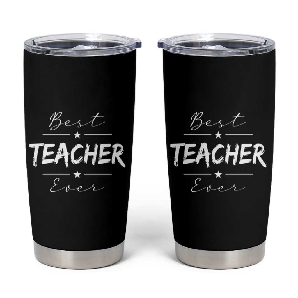 Best Teacher Ever Tumbler Cup Happy Teachers Day Gift