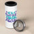 Suicide Prevention Awareness 4 in 1 Can Cooler Tumbler Teal Purple Ribbon Inspirational Motivational Gifts Little Reminders Therapist Psychologist - Wonder Print Shop