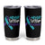 Suicide Prevention Awareness Tumbler Cup Teal Purple Ribbon Semicolon Never Stop Fighting Support Therapist Psychologist