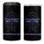 Suicide Prevention Awareness 4 in 1 Can Cooler Tumbler Teal Purple Dragonfly The World Needs You Light - Wonder Print Shop