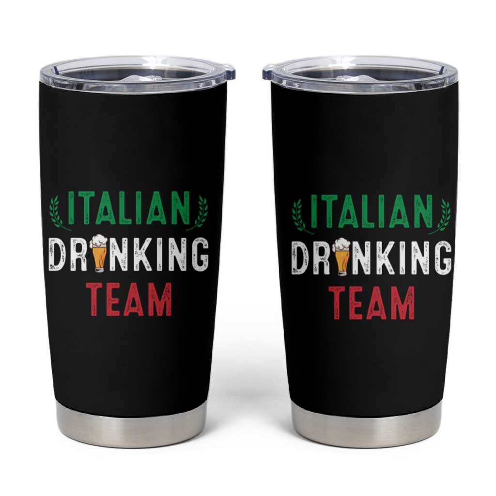 Funny Beer Alcohol Drunk Tumbler Cup Oktoberfest Italian Drinking Team - Wonder Print Shop