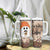 Gnome Drinking Coffee Tumbler With Handle Funny Halloween Coffee Lover - Wonder Print Shop