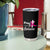 Breast Cancer Awareness Tumbler Cup Christian Gift Pink Ribbon USA Flag Pray Fight Believe