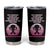 Breast Cancer Awareness Tumbler Cup I'm The Storm Black Women Breast Cancer Survivor Pink Ribbon