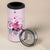 Pink Ghost Halloween 4 in 1 Can Cooler Tumbler Funny Breast Cancer Ribbon - Wonder Print Shop