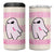 Breast Cancer Awareness 4 in 1 Can Cooler Tumbler Pink Ribbon Boojee Halloween Spooky Warriror - Wonder Print Shop