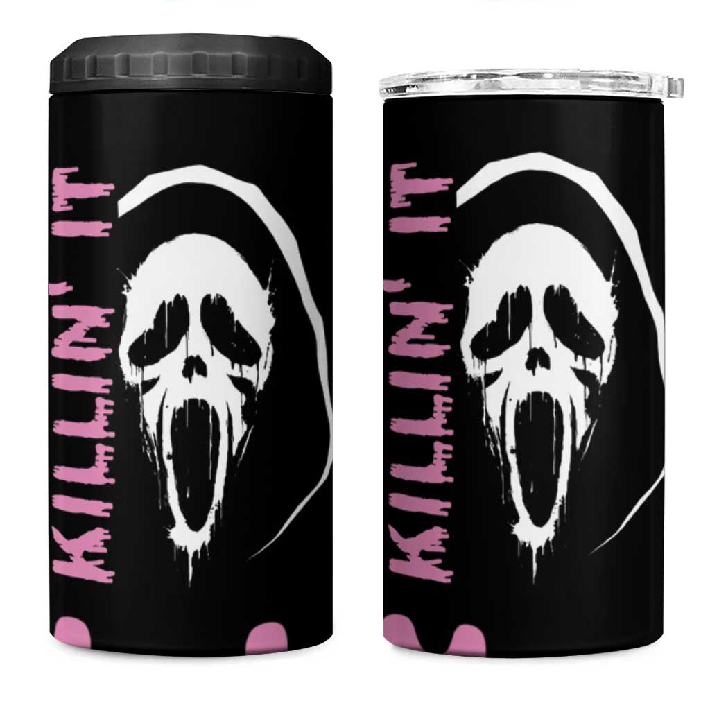 Halloween Decoration Horror Gift 4 in 1 Can Cooler Tumbler Scary Movies Iced Coffee - Wonder Print Shop