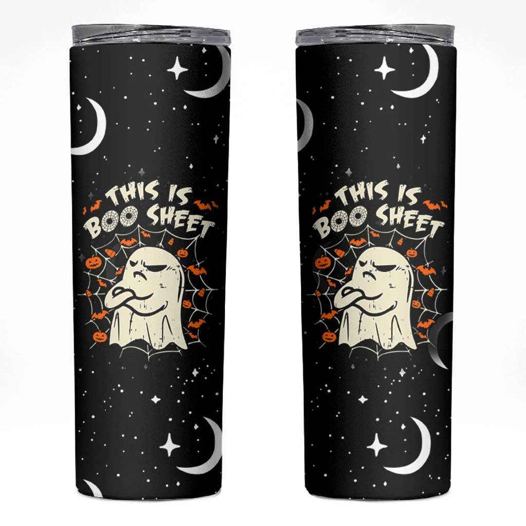 This Is Boo Sheet Cute Ghost Skinny Tumbler Funny Halloween Costume - Wonder Print Shop