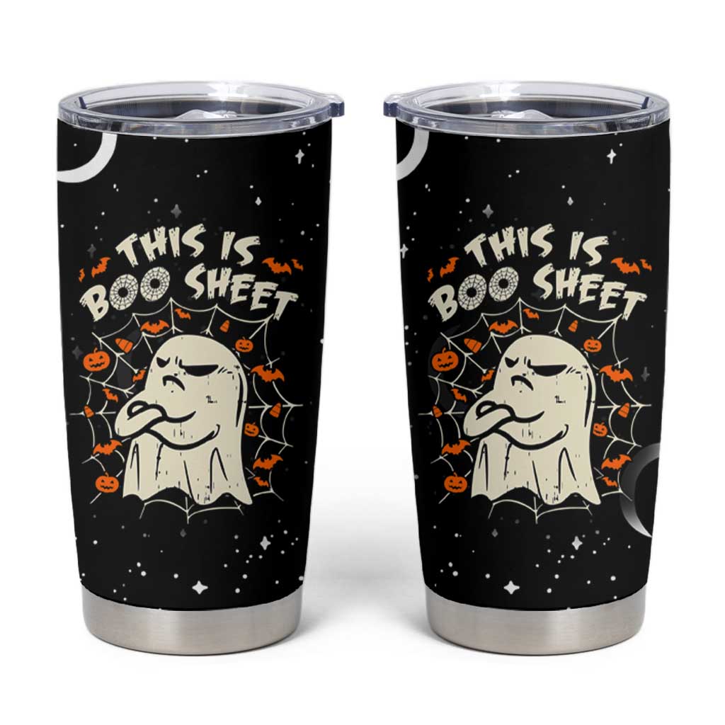 This Is Boo Sheet Cute Ghost Tumbler Cup Funny Halloween Costume - Wonder Print Shop