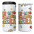 Teachers 4 in 1 Can Cooler Tumbler In My Teacher Era Preschool Kindergarten Teaching Life - Wonder Print Shop