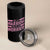 Breast Cancer Awareness 4 in 1 Can Cooler Tumbler Warrior Not a Worrier Inspirational Words - Wonder Print Shop