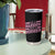 Breast Cancer Awareness Tumbler Cup Warrior Not a Worrier Inspirational Words