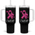 Breast Cancer Awareness Tumbler With Handle Pink Ribbon Support The Fighters