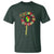 Juneteenth T Shirt Sunflower with Fist Black History African American - Wonder Print Shop