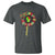 Juneteenth T Shirt Sunflower with Fist Black History African American - Wonder Print Shop