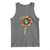 Juneteenth Tank Top Sunflower with Raised Fist Black History African American