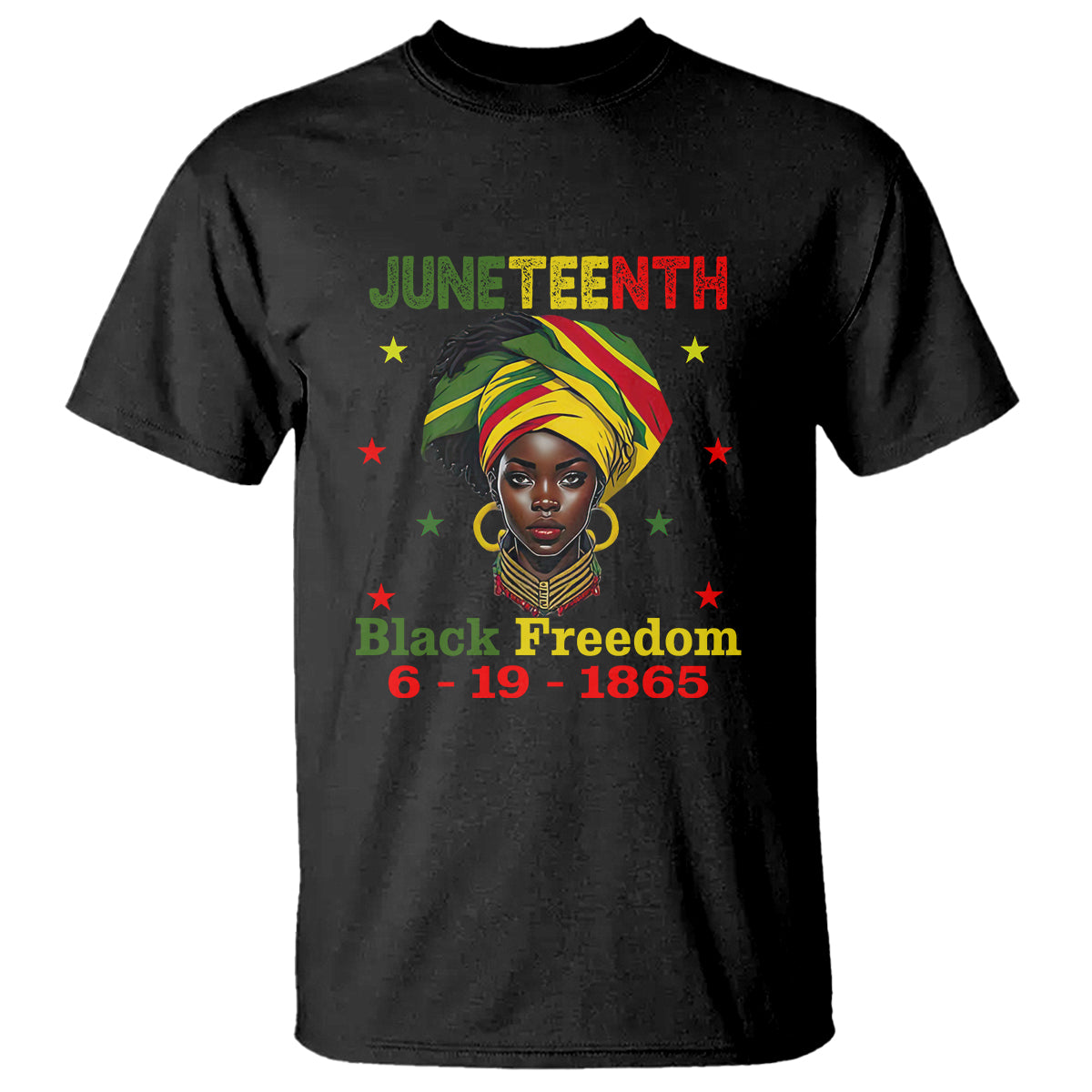 BHM T Shirt For African Women Juneteenth 1865 Celebrating - Wonder Print Shop