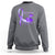 Epilepsy Awareness Day Sweatshirt Seize The Dad with Purple Ribbon and Dragonfly - Wonder Print Shop