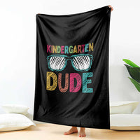 Kindergarten Dude Throw Blanket Funny First Day Back to School Student