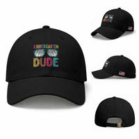 Kindergarten Dude Baseball Cap Funny First Day Back to School Student