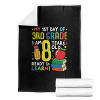 Hello 3rd Grade Throw Blanket Boys and Girls First Day Back to School Gift