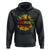 Juneteenth Hoodie Sunflower with Fist Black History - Wonder Print Shop